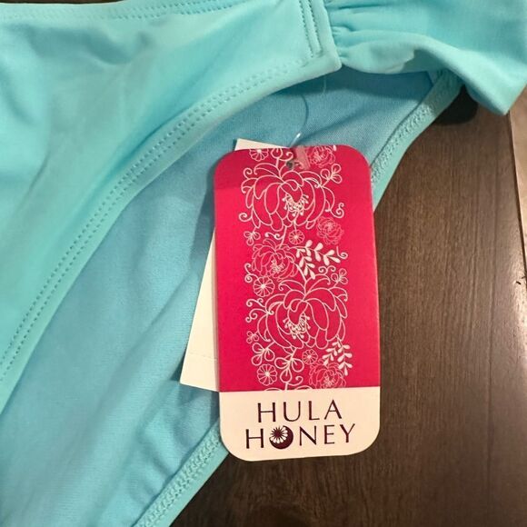 Hula Honey Bikini Bottoms Aqua size XL NWT - Picture 4 of 6
